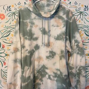 Pink Victoria secret tie dye hoodie